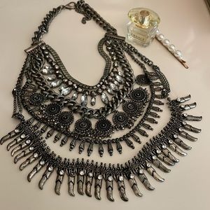 Layered tribal necklace